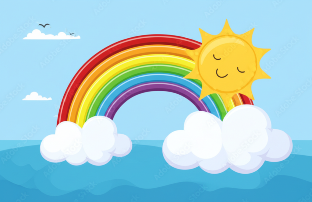Cute rainbow